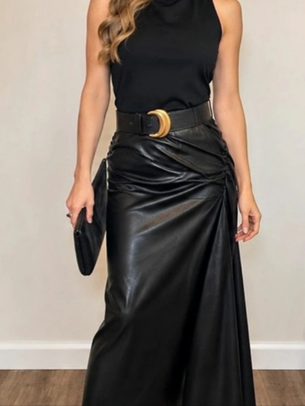 Donna Karan New York - Black Maxi Skirt